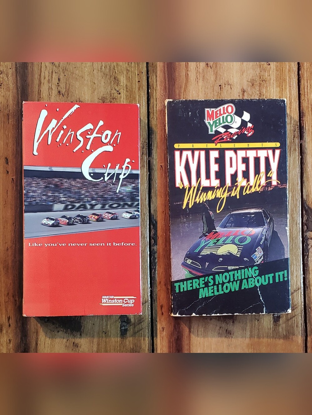 Vintage 90s NASCAR Racing VHS Videos